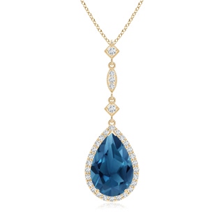 Pear AA London Blue Topaz