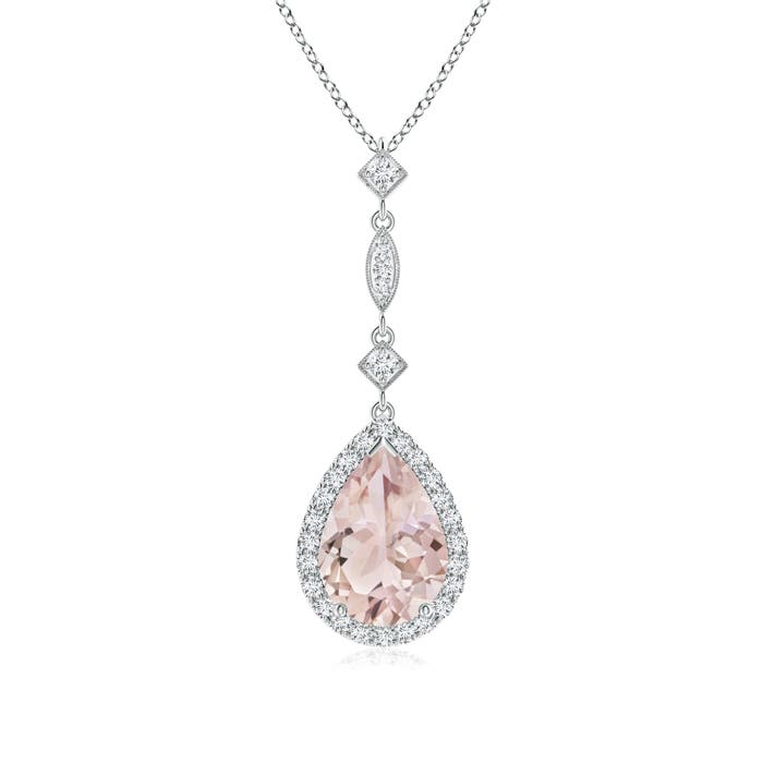 A - Morganite / 1.78 CT / 14 KT White Gold