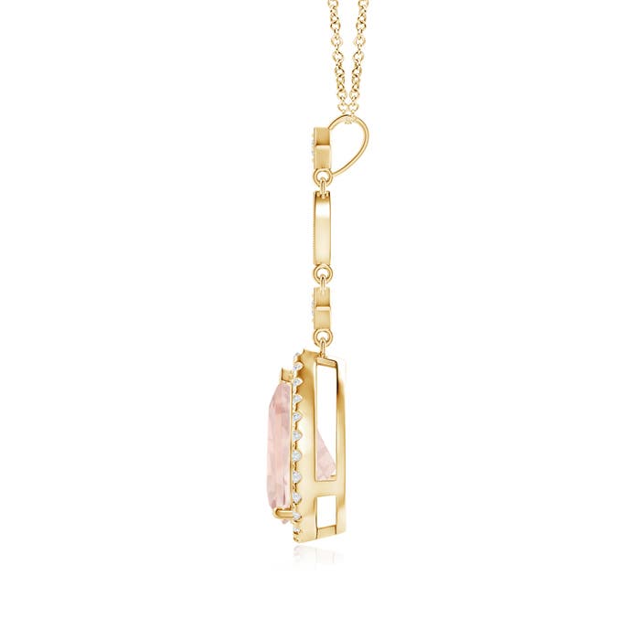 A - Morganite / 1.78 CT / 14 KT Yellow Gold