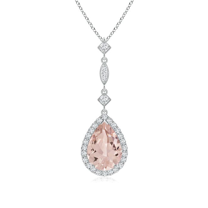 AA - Morganite / 1.78 CT / 14 KT White Gold