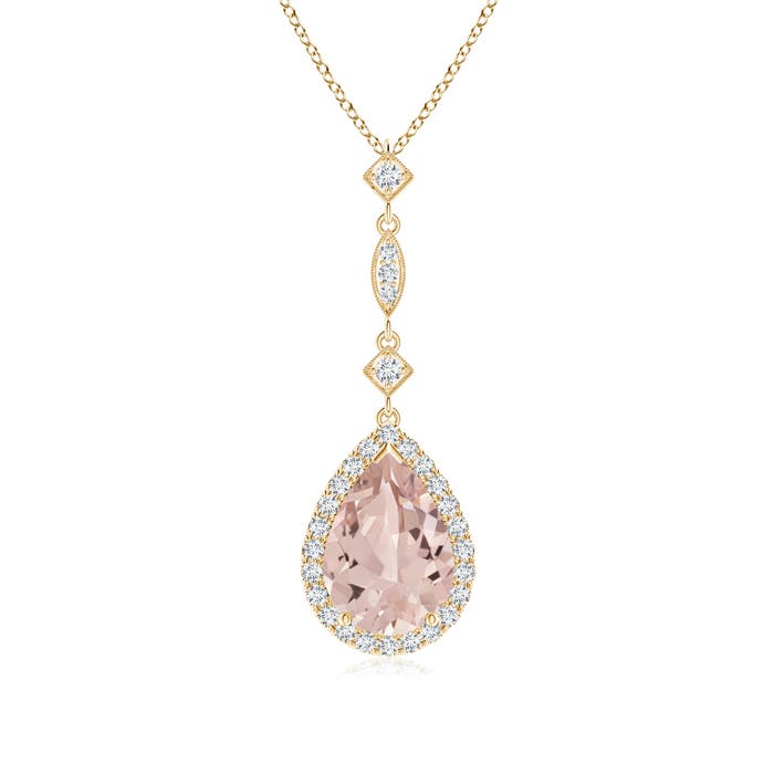 AA - Morganite / 1.78 CT / 14 KT Yellow Gold