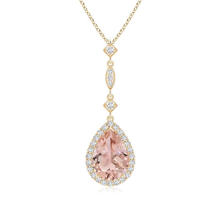 AAA - Morganite / 1.78 CT / 14 KT Yellow Gold