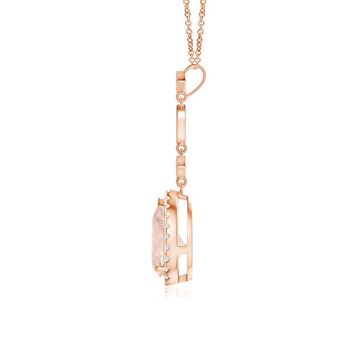 A - Morganite / 1.29 CT / 14 KT Rose Gold