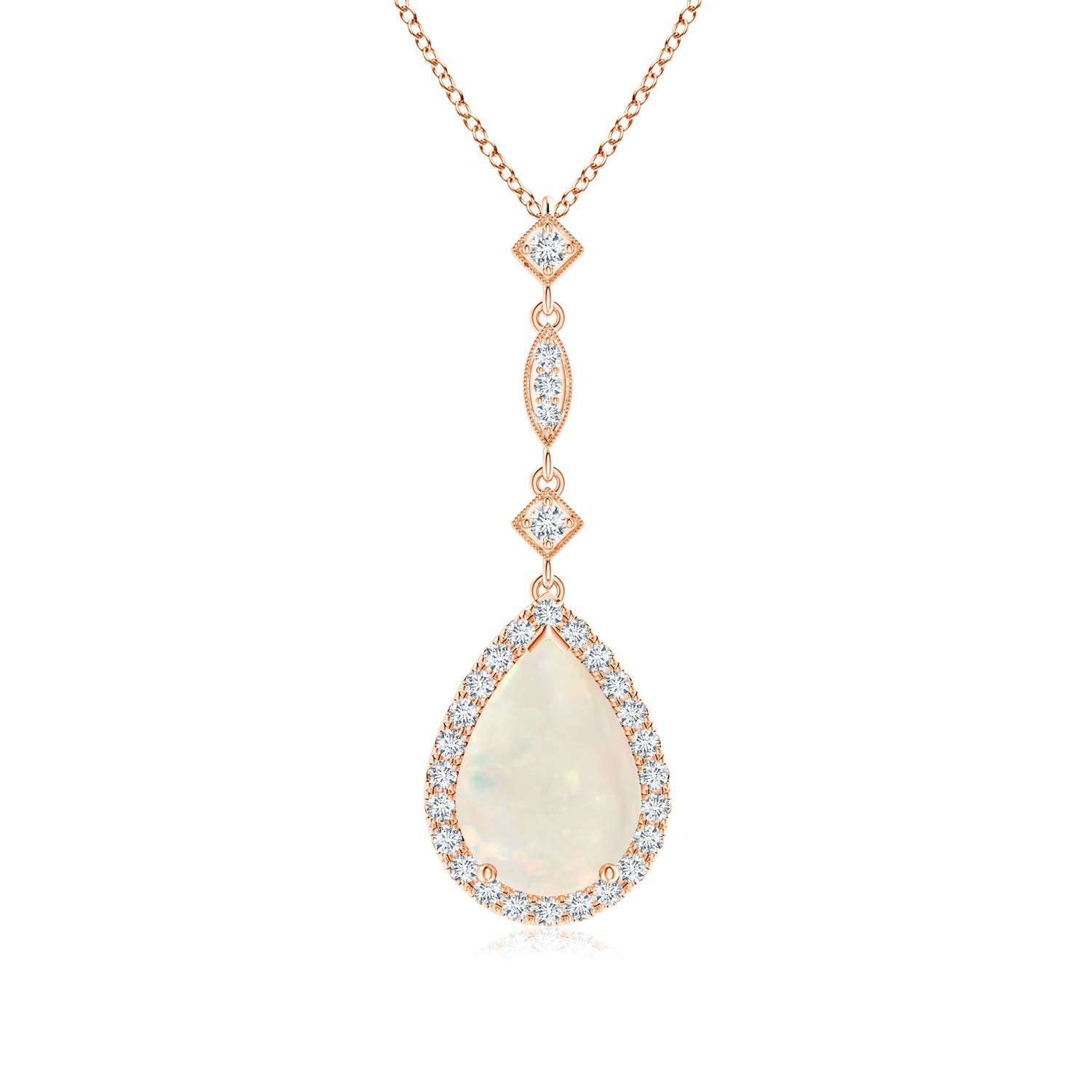 A - Opal / 1.33 CT / 14 KT Rose Gold