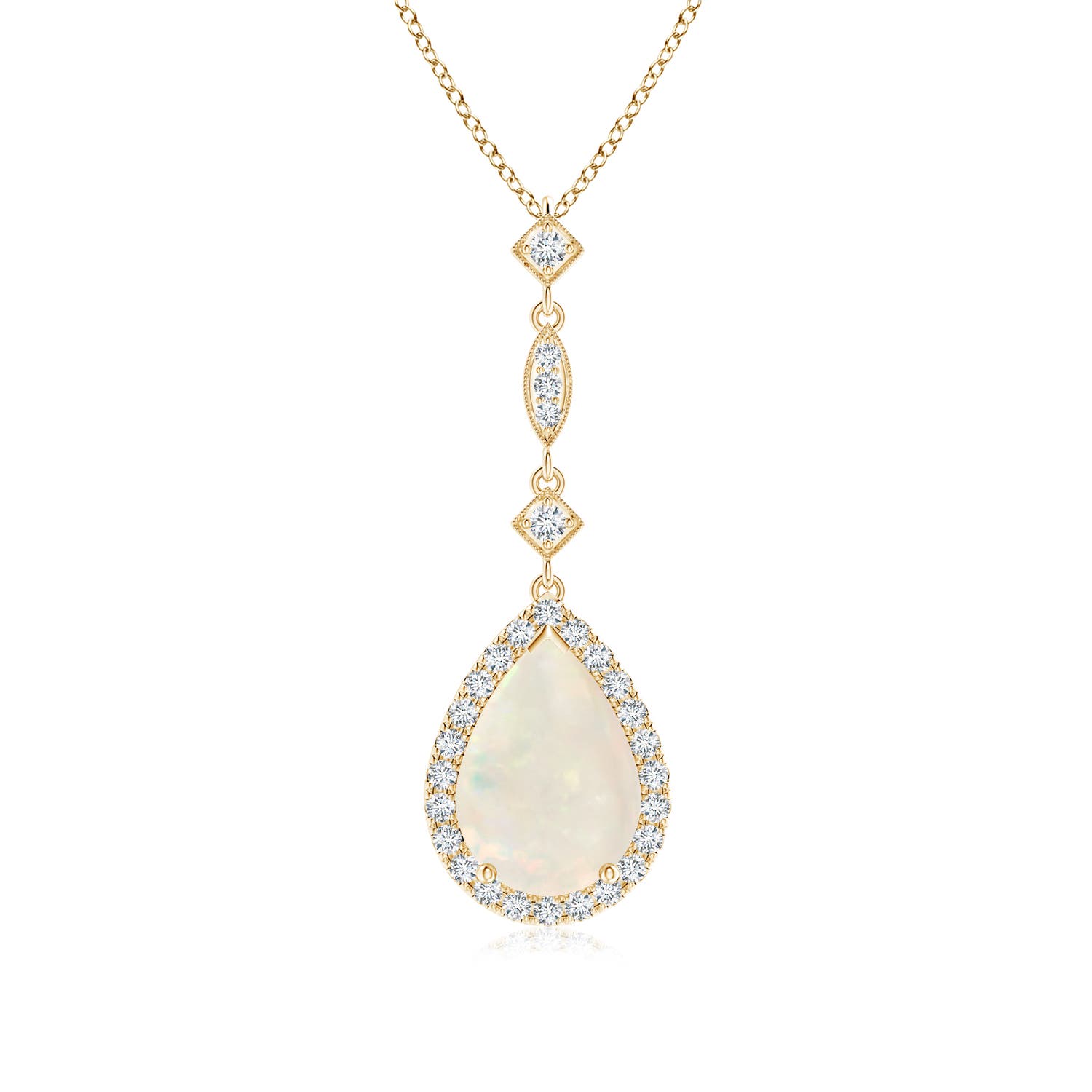 A - Opal / 1.33 CT / 14 KT Yellow Gold