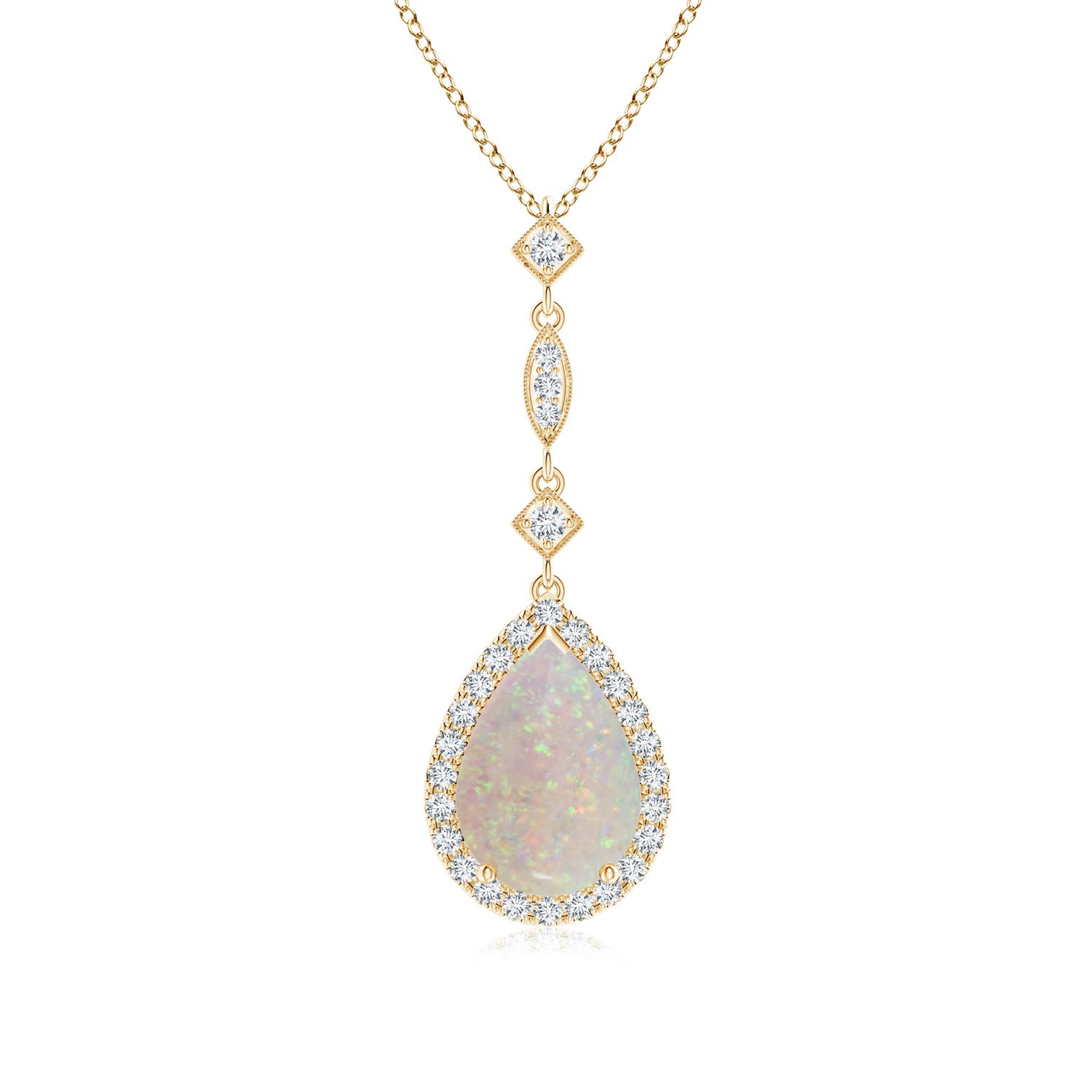 AA - Opal / 1.33 CT / 14 KT Yellow Gold