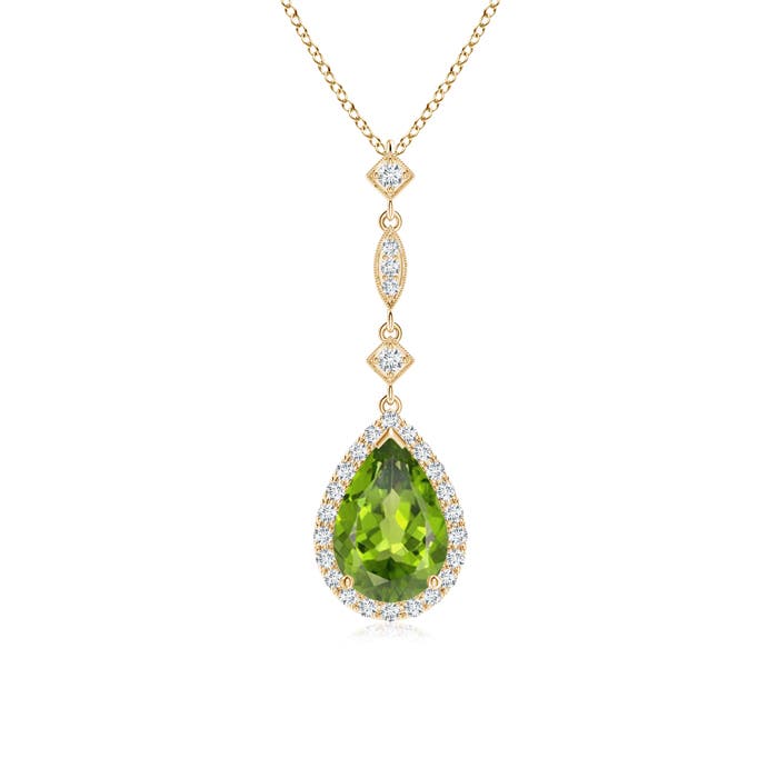 AAA - Peridot / 1.44 CT / 14 KT Yellow Gold