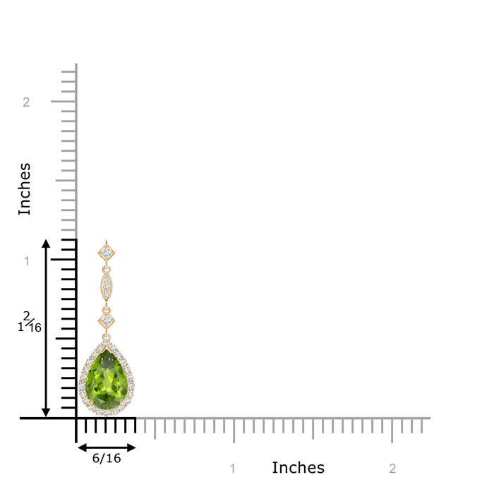 AAA - Peridot / 1.44 CT / 14 KT Yellow Gold