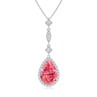 Pear Fancy Intense, VS2 Pink Diamond