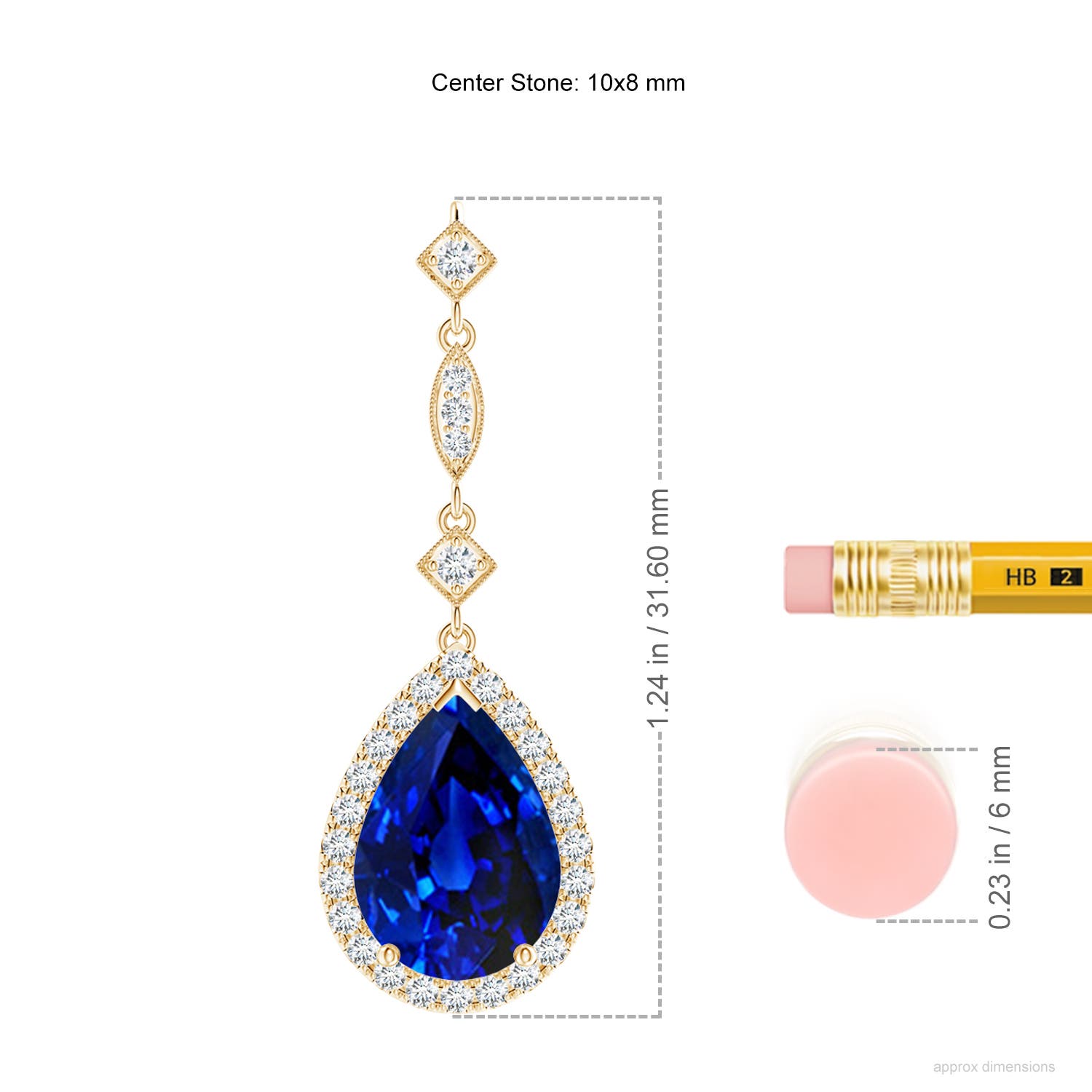 AAAA - Blue Sapphire / 3.18 CT / 14 KT Yellow Gold