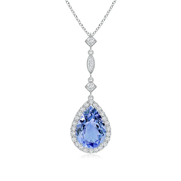 A - Tanzanite / 2.13 CT / 14 KT White Gold