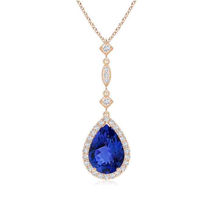 AAA - Tanzanite / 2.13 CT / 14 KT Rose Gold