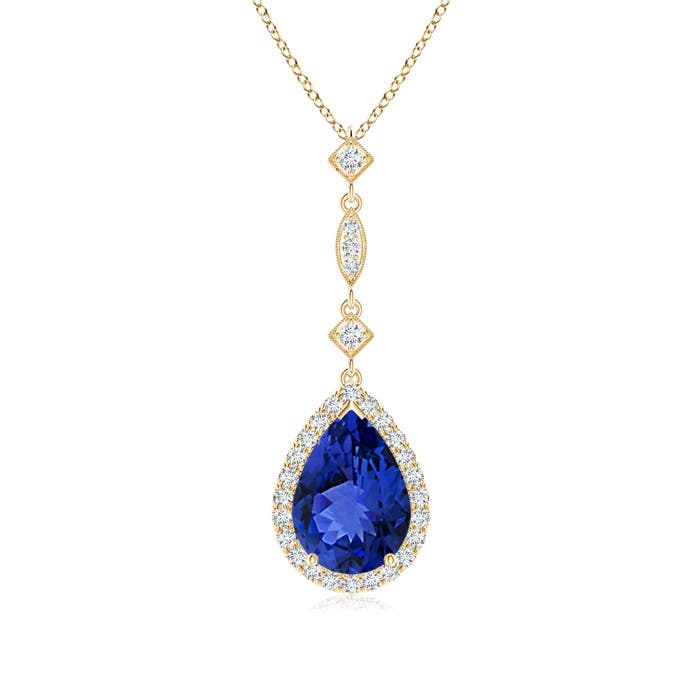 AAA - Tanzanite / 2.13 CT / 14 KT Yellow Gold