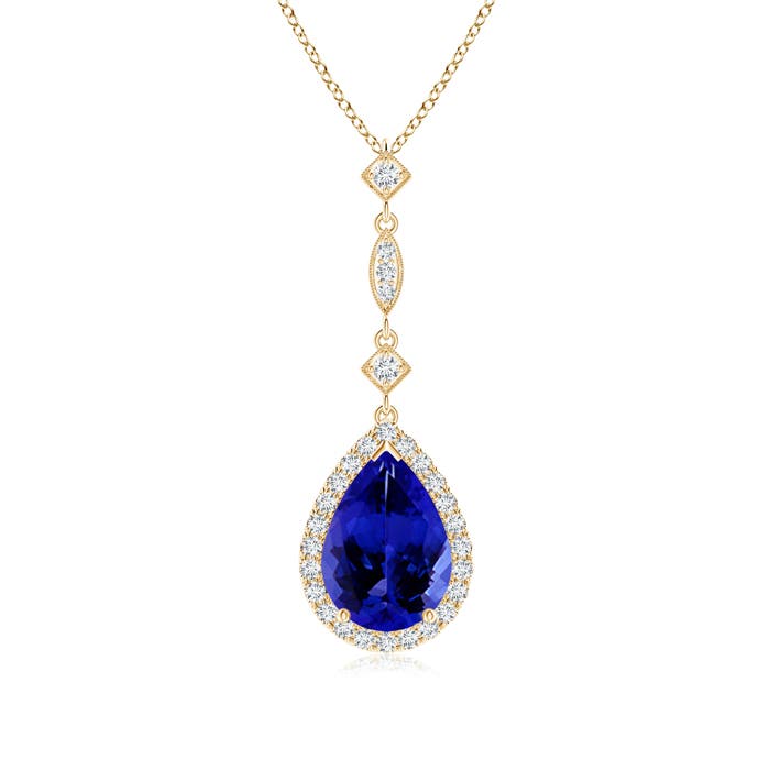 AAAA - Tanzanite / 2.13 CT / 14 KT Yellow Gold