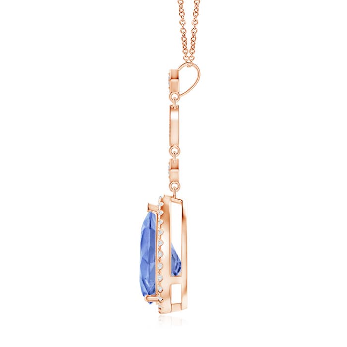 A - Tanzanite / 3.36 CT / 14 KT Rose Gold