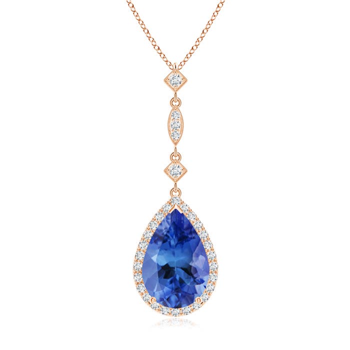 AA - Tanzanite / 3.36 CT / 14 KT Rose Gold