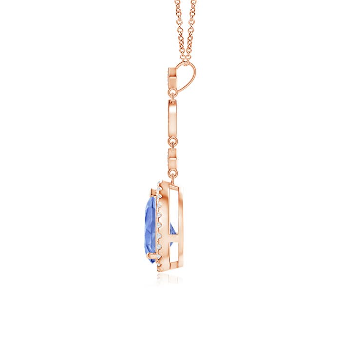 A - Tanzanite / 1.44 CT / 14 KT Rose Gold