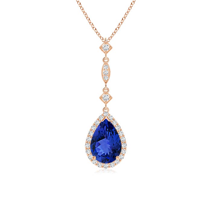 AAA - Tanzanite / 1.44 CT / 14 KT Rose Gold