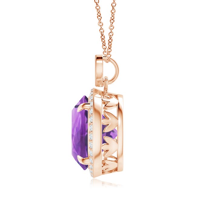 AA - Amethyst / 5.8 CT / 14 KT Rose Gold