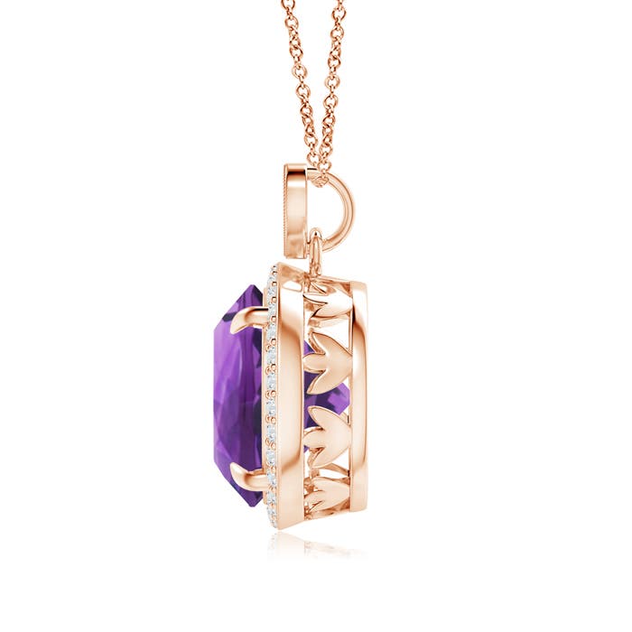 AAA - Amethyst / 5.8 CT / 14 KT Rose Gold