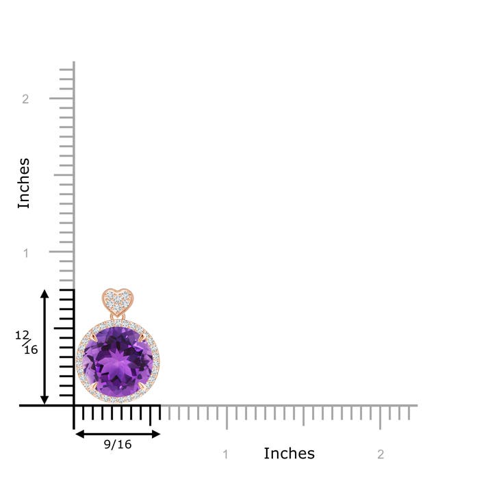 AAA - Amethyst / 5.8 CT / 14 KT Rose Gold