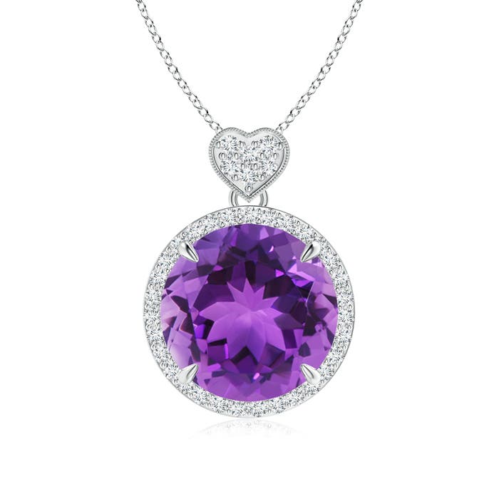 AAA - Amethyst / 5.8 CT / 14 KT White Gold