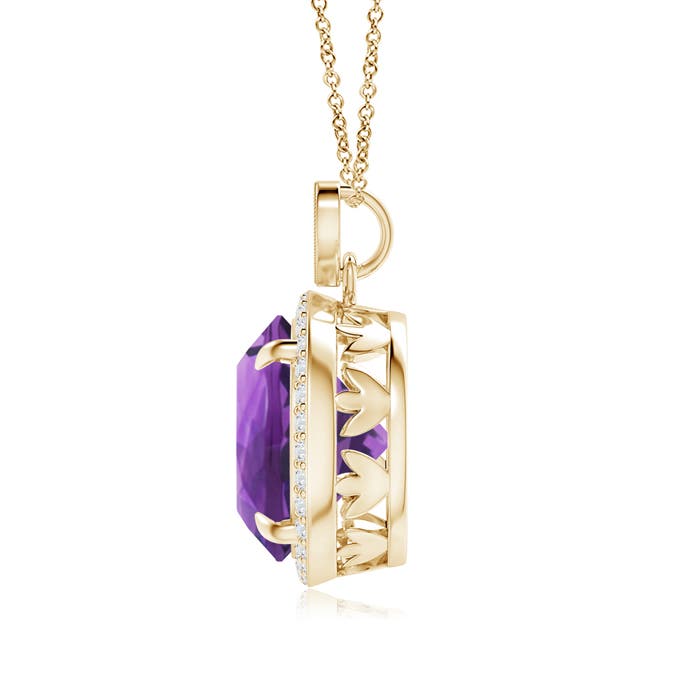 AAA - Amethyst / 5.8 CT / 14 KT Yellow Gold