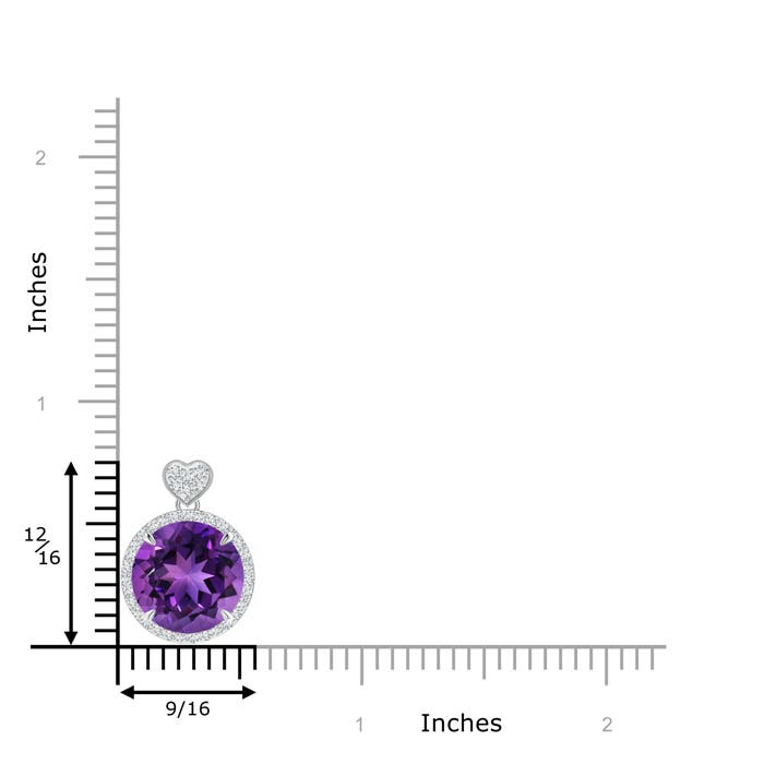 AAAA - Amethyst / 5.8 CT / 14 KT White Gold