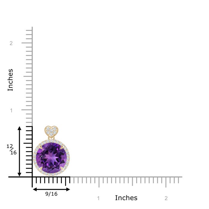 AAAA - Amethyst / 5.8 CT / 14 KT Yellow Gold