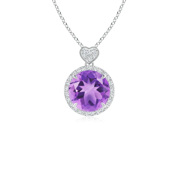 A - Amethyst / 1.86 CT / 14 KT White Gold