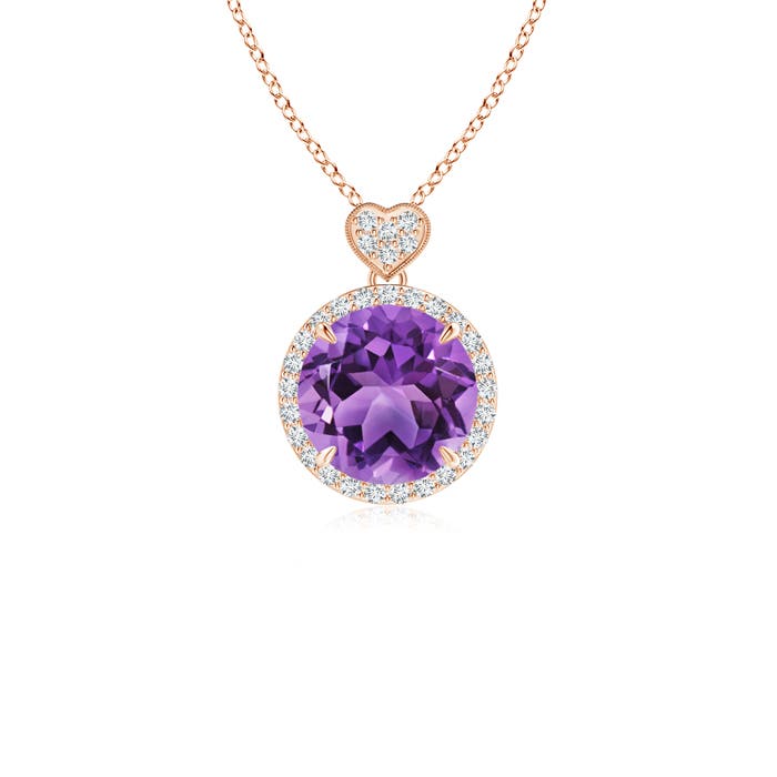 AA - Amethyst / 1.86 CT / 14 KT Rose Gold