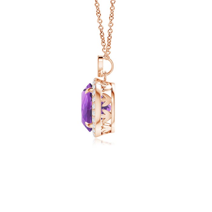 AA - Amethyst / 1.86 CT / 14 KT Rose Gold