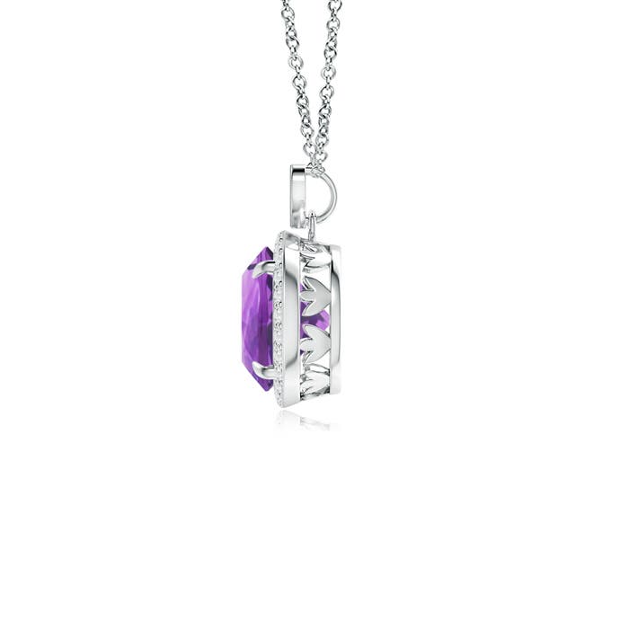 AA - Amethyst / 1.86 CT / 14 KT White Gold