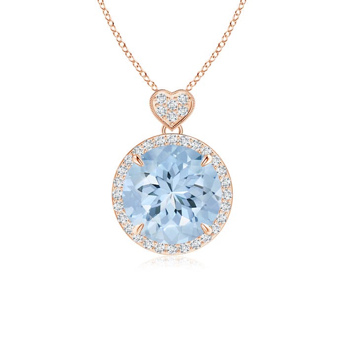 AA - Aquamarine / 3.4 CT / 14 KT Rose Gold