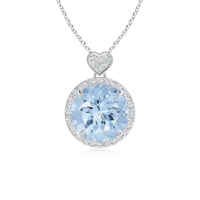 AA - Aquamarine / 3.4 CT / 14 KT White Gold