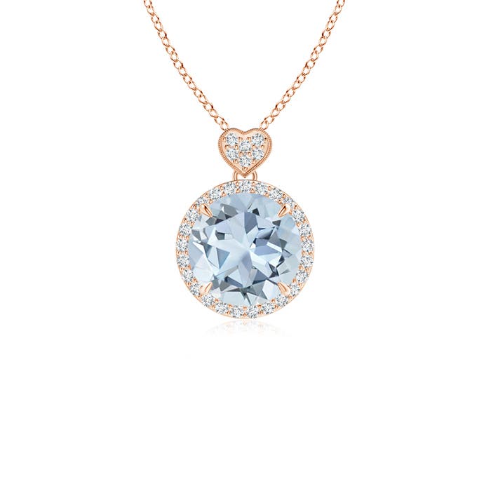 A - Aquamarine / 1.76 CT / 14 KT Rose Gold