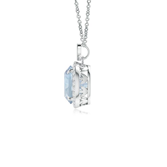 A - Aquamarine / 1.76 CT / 14 KT White Gold