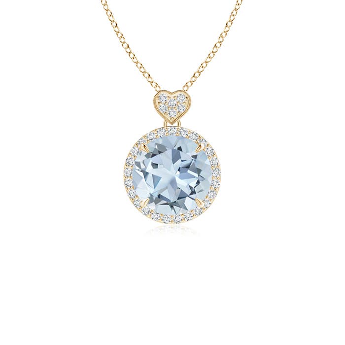 A - Aquamarine / 1.76 CT / 14 KT Yellow Gold