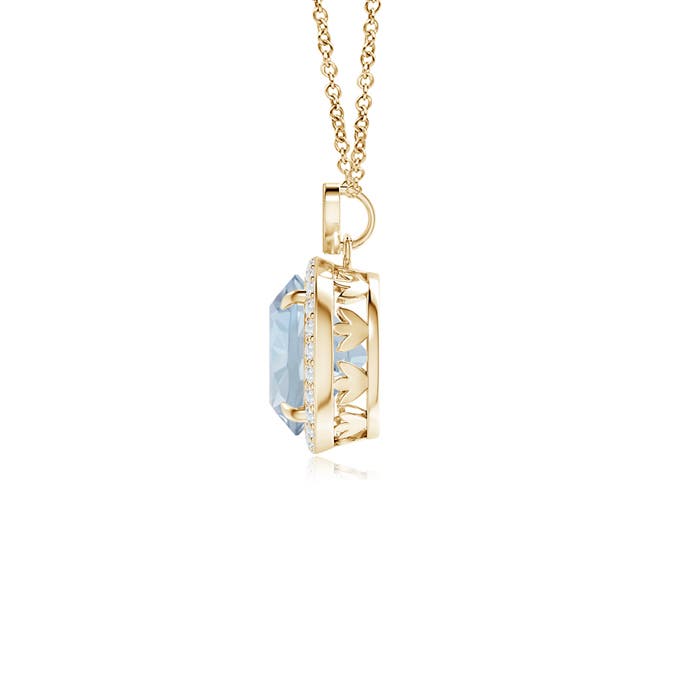 A - Aquamarine / 1.76 CT / 14 KT Yellow Gold