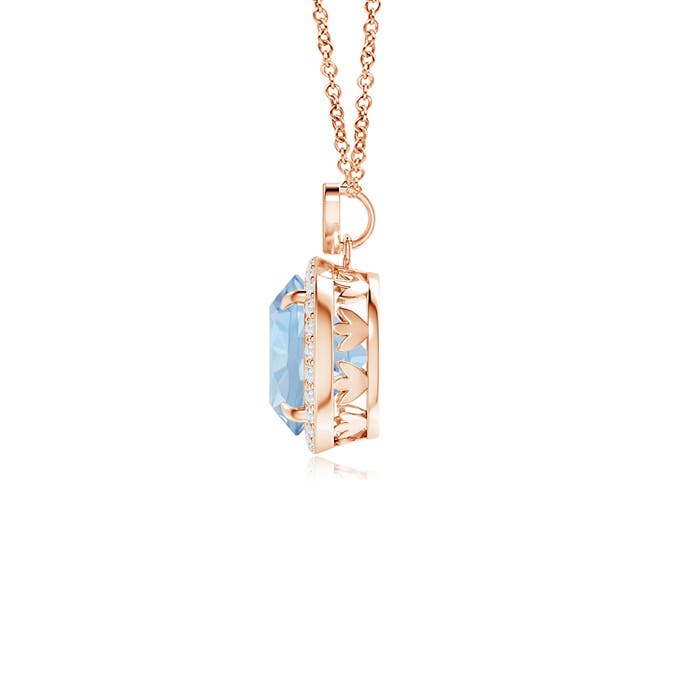 AA - Aquamarine / 1.76 CT / 14 KT Rose Gold