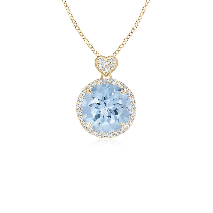 AA - Aquamarine / 1.76 CT / 14 KT Yellow Gold