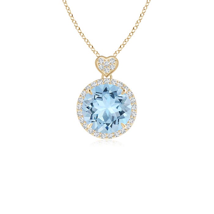 AAA - Aquamarine / 1.76 CT / 14 KT Yellow Gold