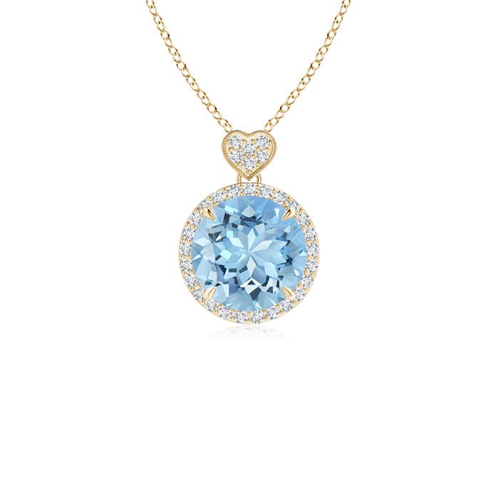 AAAA - Aquamarine / 1.76 CT / 14 KT Yellow Gold