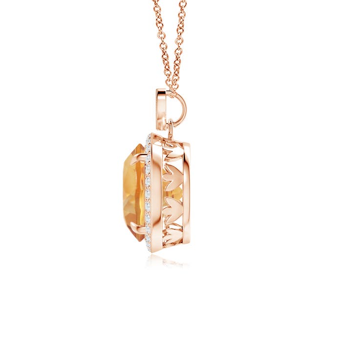 A - Citrine / 3.4 CT / 14 KT Rose Gold