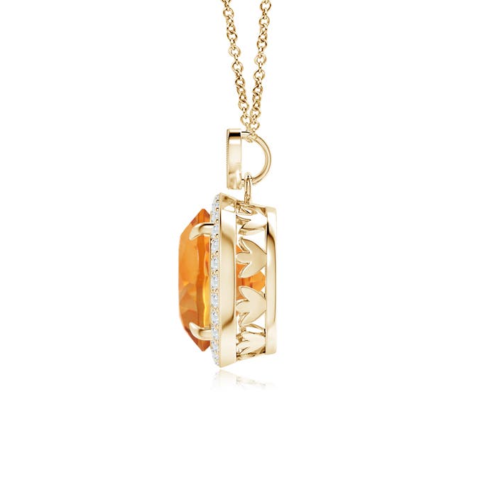 AAA - Citrine / 3.4 CT / 14 KT Yellow Gold