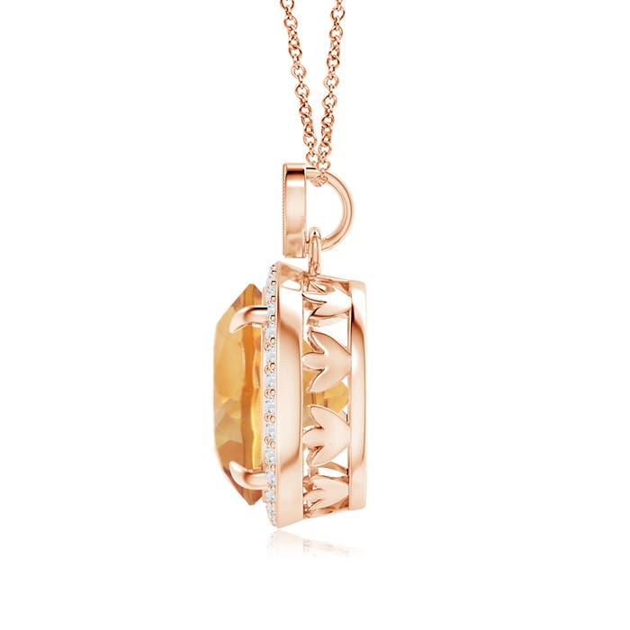 A - Citrine / 6.2 CT / 14 KT Rose Gold