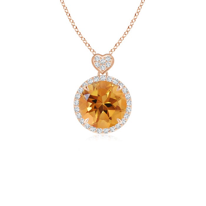 AA - Citrine / 1.86 CT / 14 KT Rose Gold