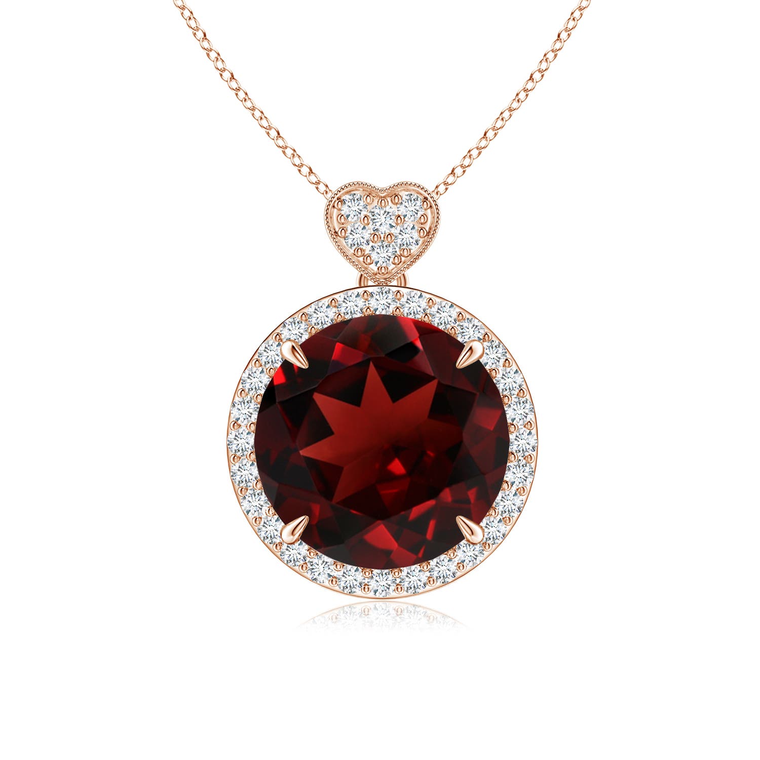 AAA - Garnet / 4.7 CT / 14 KT Rose Gold