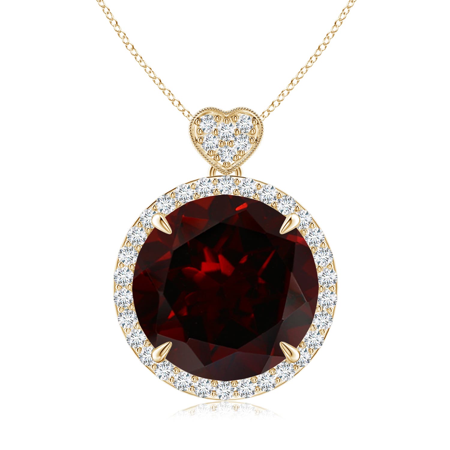 A - Garnet / 7.8 CT / 14 KT Yellow Gold