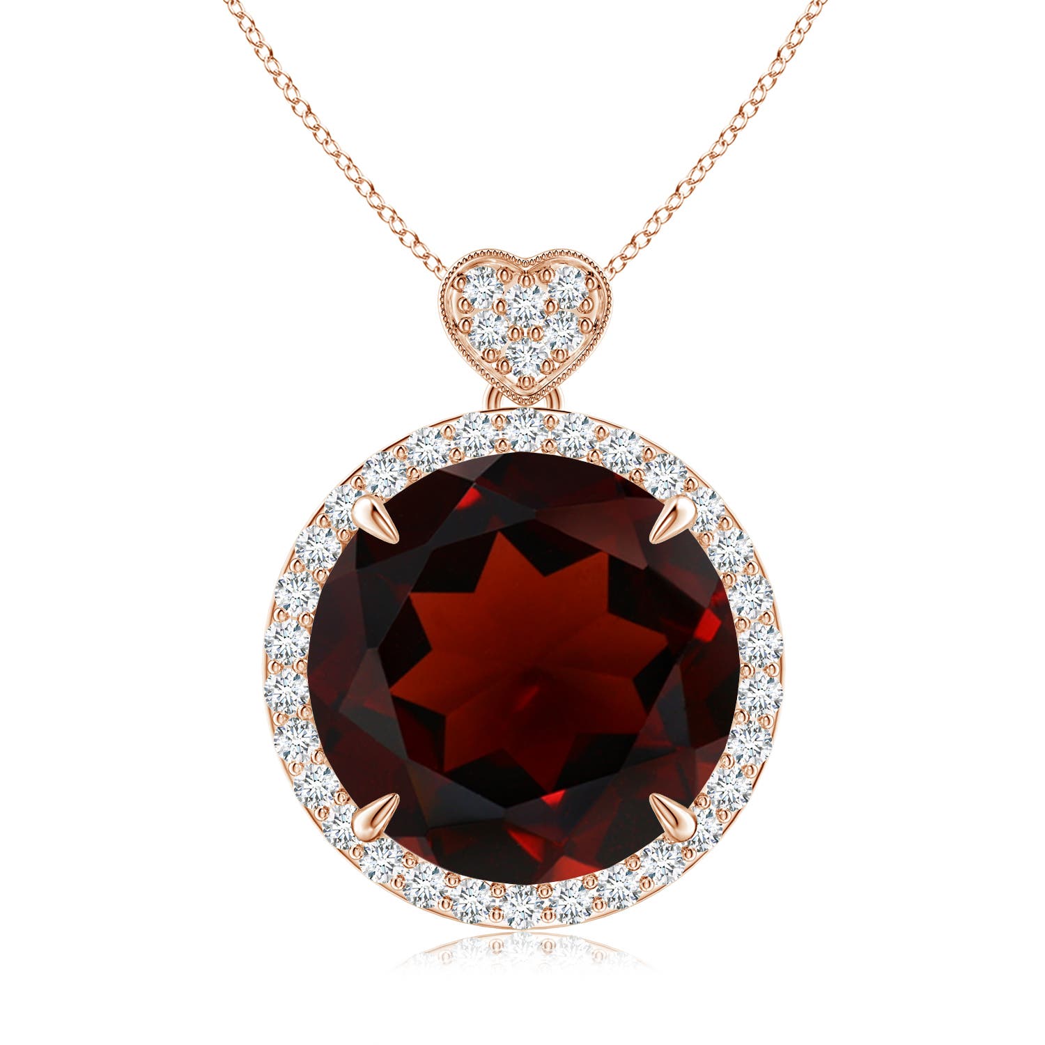 AA - Garnet / 7.8 CT / 14 KT Rose Gold